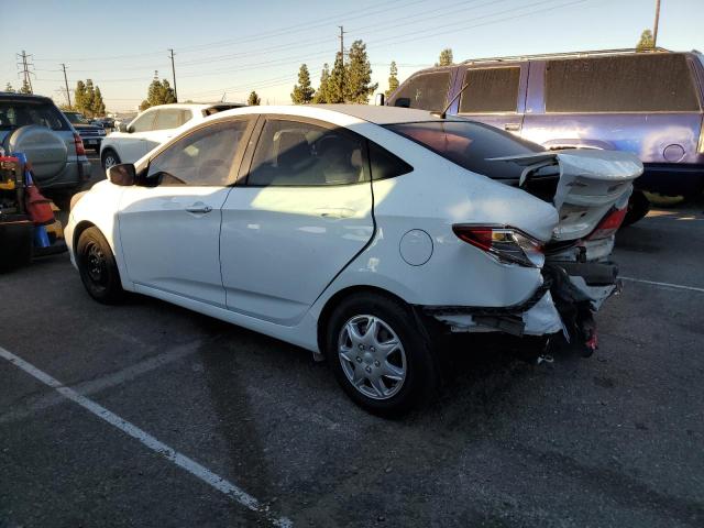 HYUNDAI ACCENT SE 2017 white  gas KMHCT4AE7HU278996 photo #3