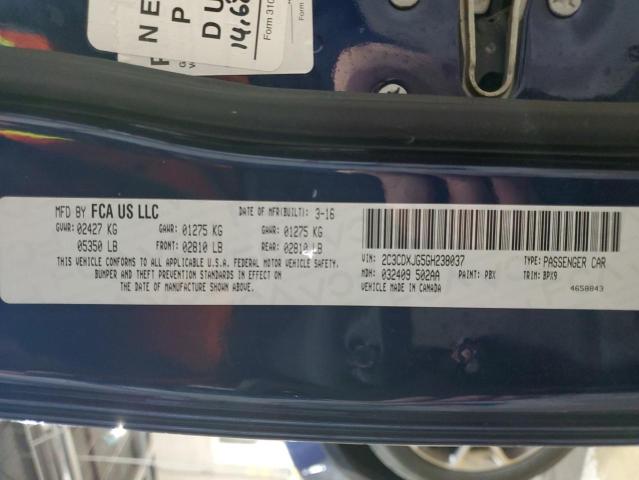 2016 DODGE CHARGER SX - 2C3CDXJG5GH238037