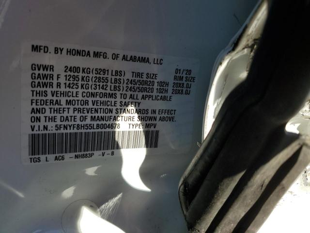 2020 HONDA PASSPORT E - 5FNYF8H55LB004678