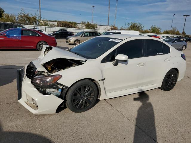 SUBARU WRX 2018 white  gas JF1VA1A68J9820809 photo #1