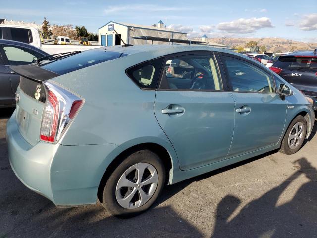 TOYOTA PRIUS 2012 turquoise  hybrid engine JTDKN3DU5C1551984 photo #4