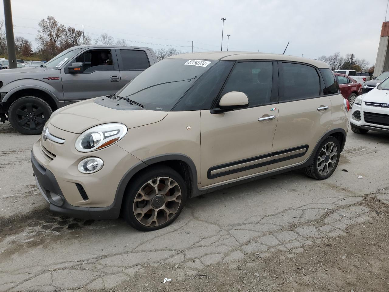 Lot #2986646076 2014 FIAT 500L TREKK