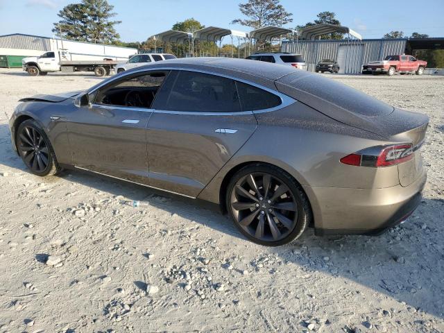 TESLA MODEL S 90 2015 tan  electric 5YJSA1V27FF100483 photo #3