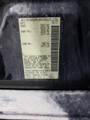 2017 NISSAN ALTIMA 2.5 - 1N4AL3AP0HN342965