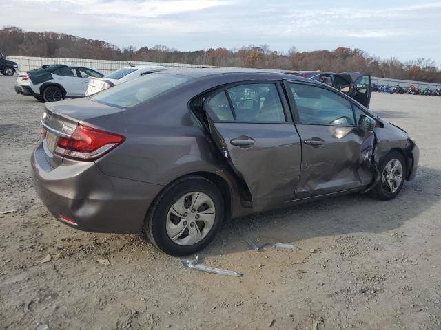 HONDA CIVIC LX 2015 gray  gas 19XFB2F57FE059016 photo #4