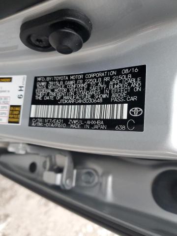 2017 TOYOTA PRIUS - JTDKARFU4H3030648