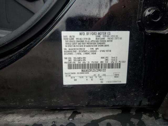 2020 FORD ECOSPORT S - MAJ6S3FL2LC390132