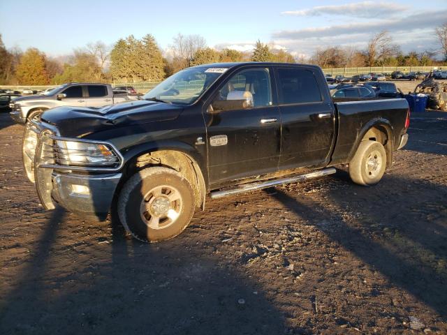 DODGE RAM 2500 L 2012 black crew pic diesel 3C6UD5GL6CG100341 photo #1