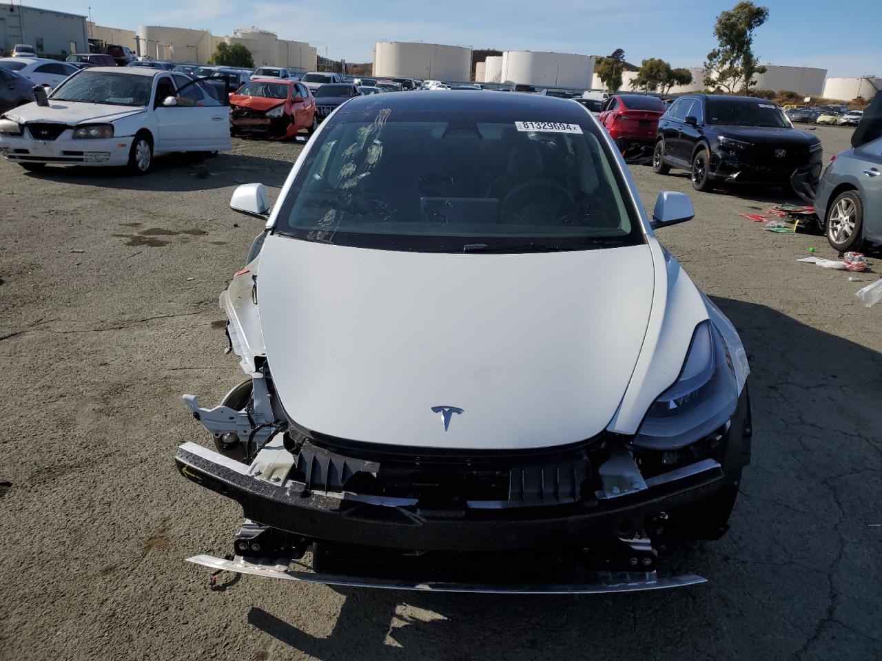 Lot #2991866243 2023 TESLA MODEL 3