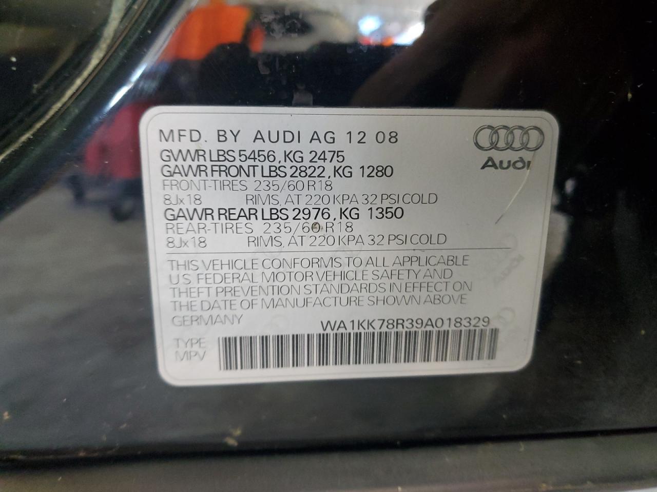 Lot #3044442734 2009 AUDI Q5 3.2