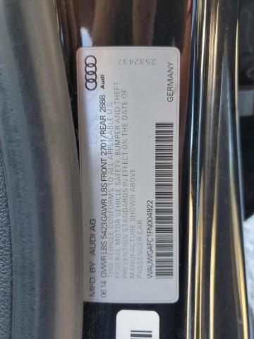2015 AUDI A7 PREMIUM WAUWGAFC1FN004922