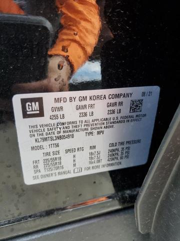2022 CHEVROLET TRAILBLAZE - KL79MTSL3NB054910
