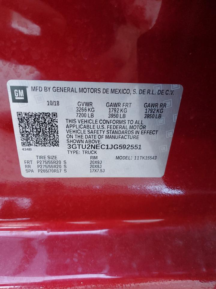 Lot #2977071638 2018 GMC SIERRA K15