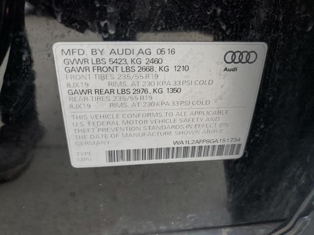 VIN WA1L2AFP8GA151734 2016 Audi Q5, Premium Plus no.13