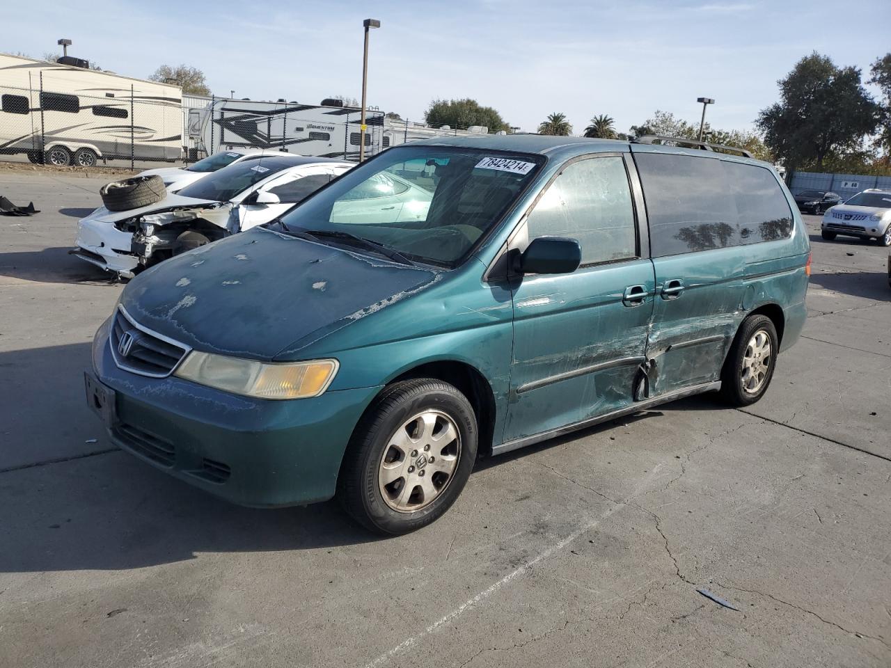 Lot #3049682098 2002 HONDA ODYSSEY EX