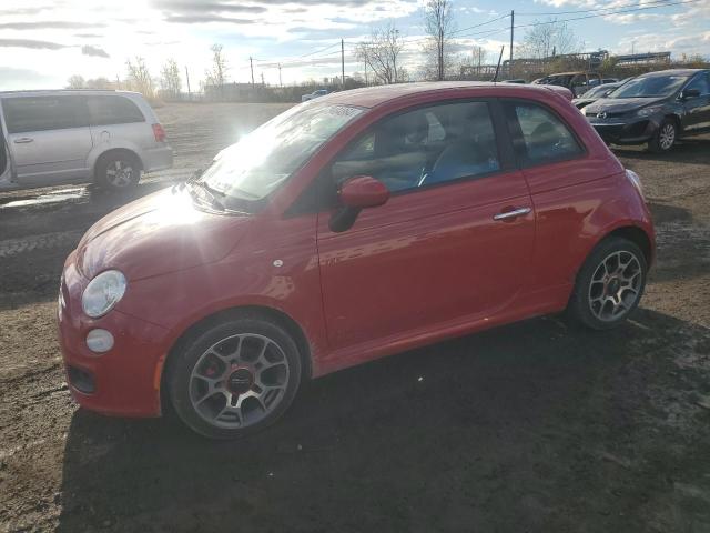 FIAT 500 SPORT 2012 red hatchbac gas 3C3CFFBR5CT123329 photo #1