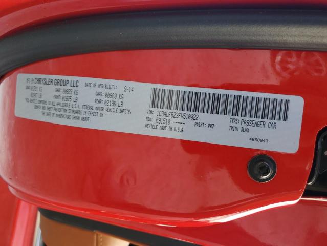 2015 DODGE VIPER GTS 1C3ADEBZ3FV510022