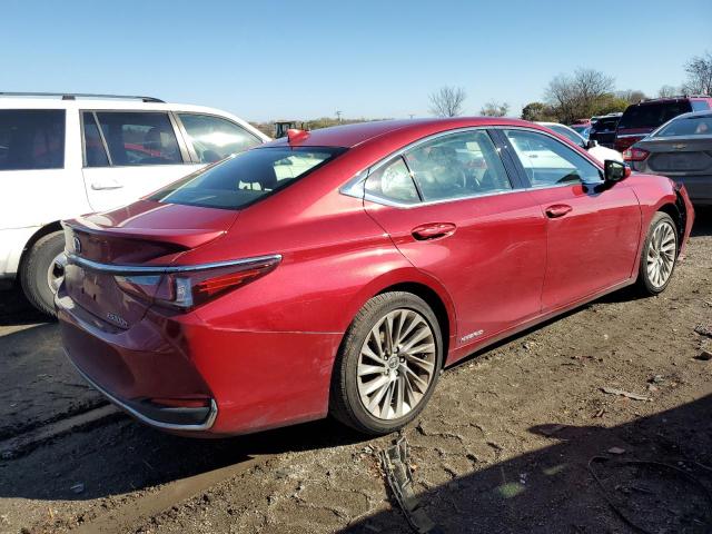 LEXUS ES 300H 2019 red  hybrid engine JTHB21B18K2021859 photo #4