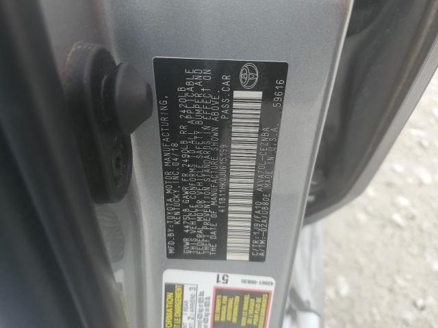 2018 TOYOTA CAMRY L - 4T1B11HK0JU615199