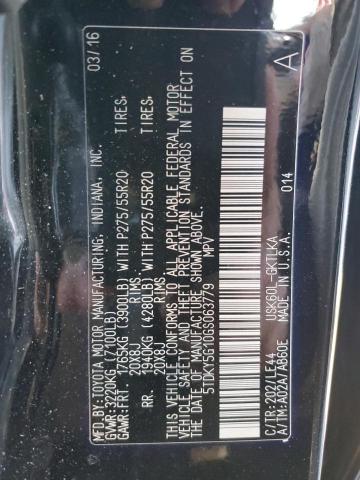 2016 TOYOTA SEQUOIA LI - 5TDKY5G10GS063779
