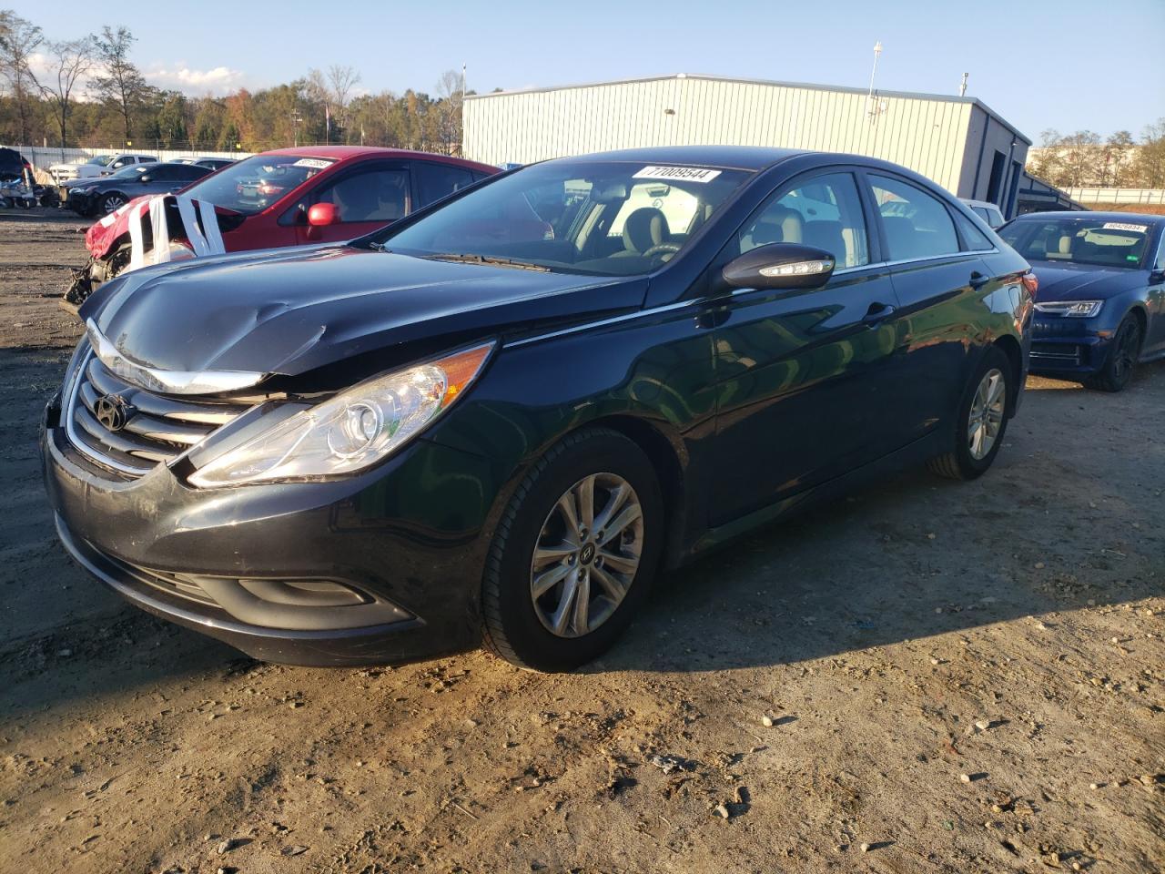 Lot #2979218040 2014 HYUNDAI SONATA GLS