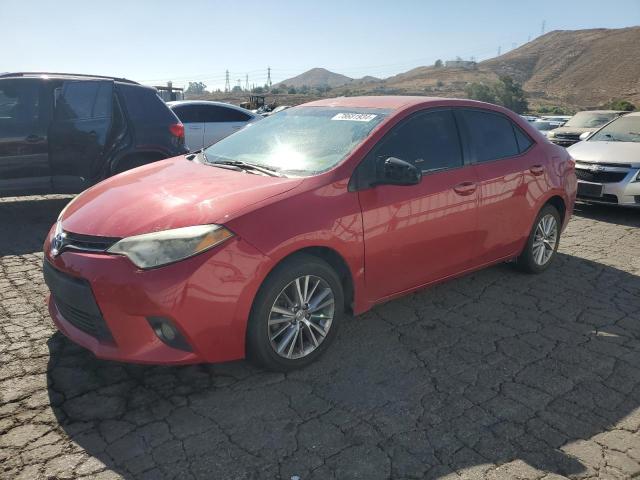 TOYOTA COROLLA L 2015 red sedan 4d gas 5YFBURHE6FP353827 photo #1