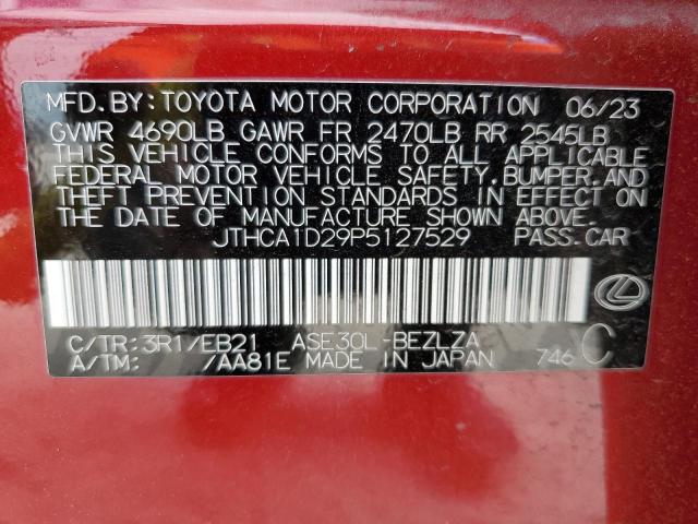 VIN JTHCA1D29P5127529 2023 LEXUS IS no.12