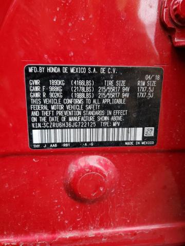 2018 HONDA HR-V LX - 3CZRU6H36JG722125