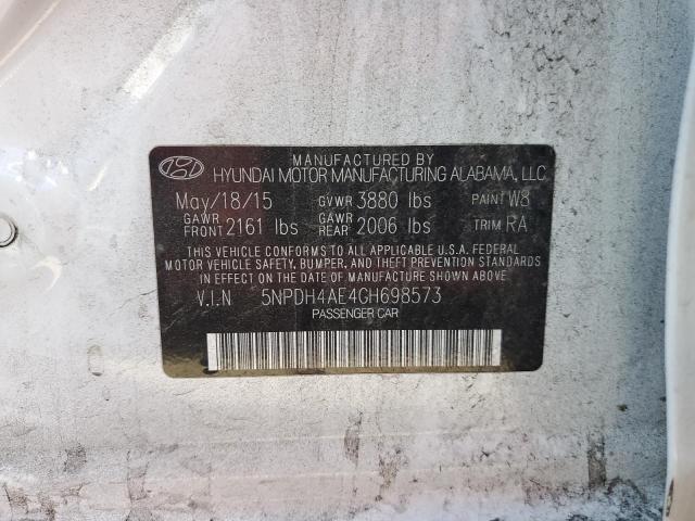 2016 HYUNDAI ELANTRA SE - 5NPDH4AE4GH698573