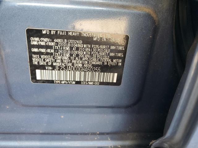 2016 SUBARU FORESTER 2 - JF2SJADC0GH460255