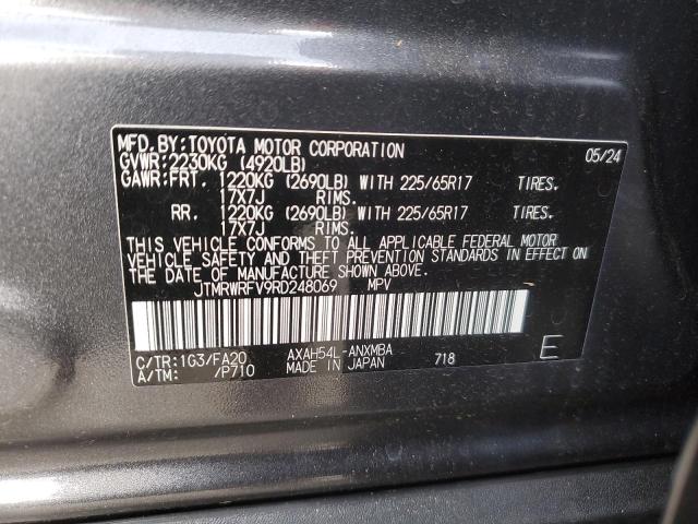 2024 TOYOTA RAV4 XLE - JTMRWRFV9RD248069
