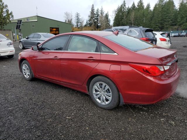 HYUNDAI SONATA GLS 2011 red sedan 4d gas 5NPEB4ACXBH239884 photo #3