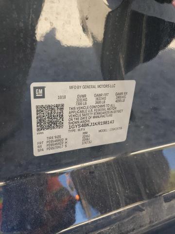 VIN 1GYS4BKJ1KR198143 2019 CADILLAC ESCALADE no.13