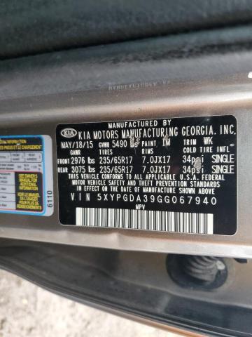 2016 KIA SORENTO LX - 5XYPGDA39GG067940