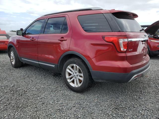 FORD EXPLORER X 2017 red 4dr spor gas 1FM5K7DH7HGD12484 photo #3