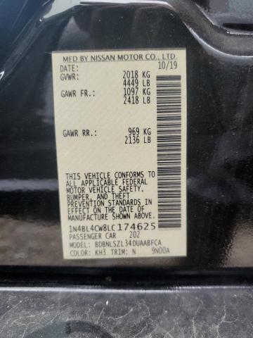 2020 NISSAN ALTIMA SR - 1N4BL4CW8LC174625