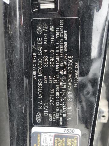 2021 KIA FORTE GT - 3KPF44AC9ME330568