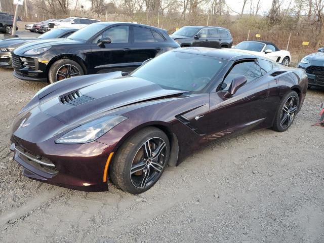 CHEVROLET CORVETTE S 2017 burgundy coupe gas 1G1YD2D78H5112367 photo #1