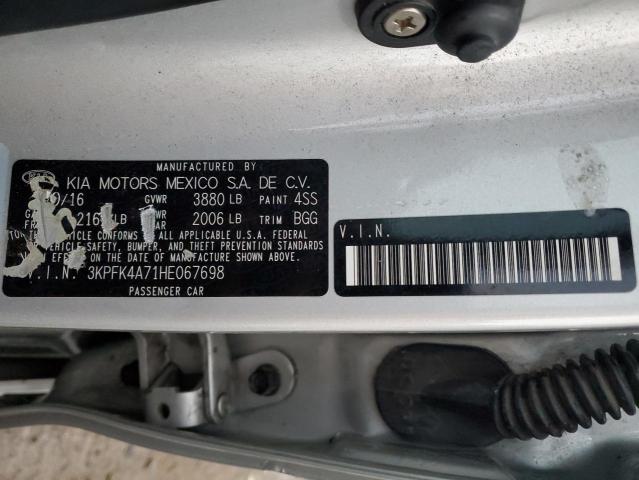 2017 KIA FORTE LX 3KPFK4A71HE067698
