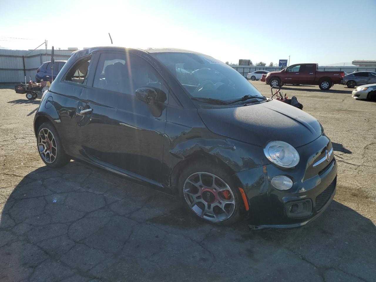 Lot #3030816506 2015 FIAT 500 SPORT