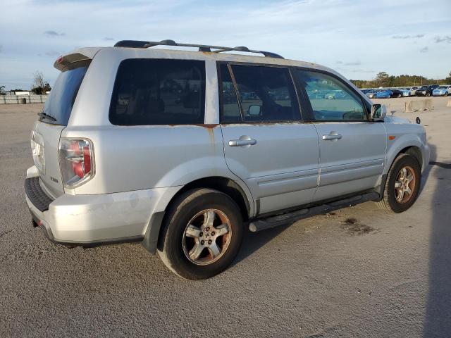 HONDA PILOT EX 2006 silver  gas 5FNYF18586B006176 photo #4