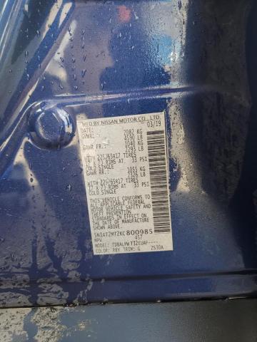 2019 NISSAN ROGUE S - 5N1AT2MT2KC800985