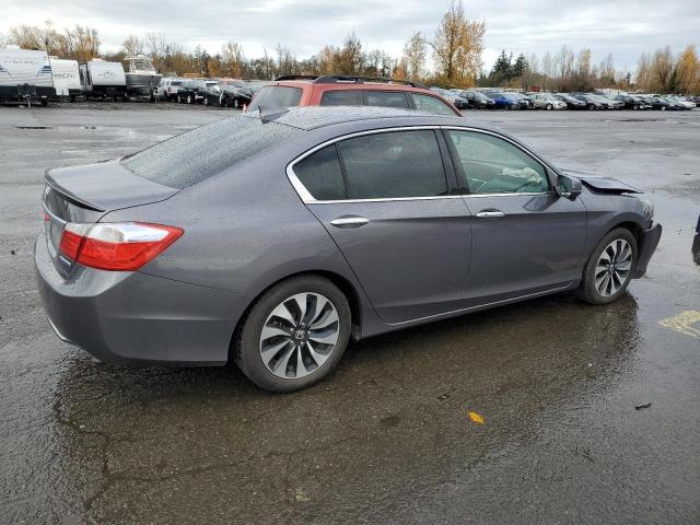 HONDA ACCORD HYB 2014 gray  hybrid engine 1HGCR6F57EA008883 photo #4