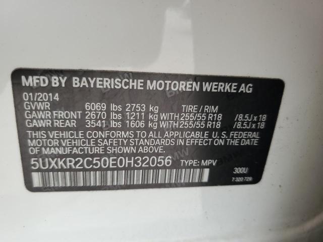 VIN 5UXKR2C50E0H32056 2014 BMW X5, Sdrive35I no.13