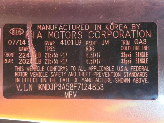 2015 KIA SOUL + - KNDJP3A58F7124853