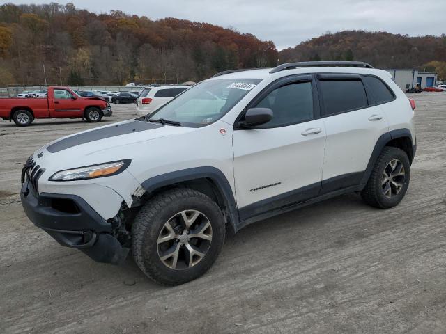 JEEP CHEROKEE T 2016 white  flexible fuel 1C4PJMBS8GW299696 photo #1