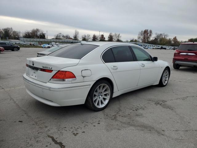 BMW 745 LI 2005 white sedan 4d gas WBAGN63545DS58481 photo #4