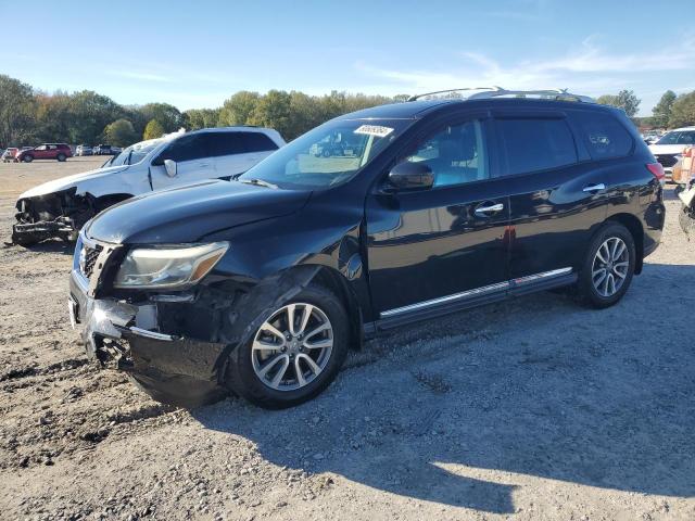 NISSAN PATHFINDER 2013 black  gas 5N1AR2MN7DC677610 photo #1