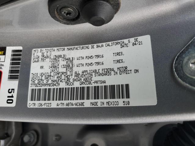 2021 TOYOTA TACOMA DOU - 3TMBZ5DN9MM030439