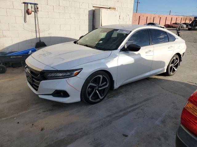 HONDA ACCORD SPO 2021 white  gas 1HGCV1F47MA083006 photo #1